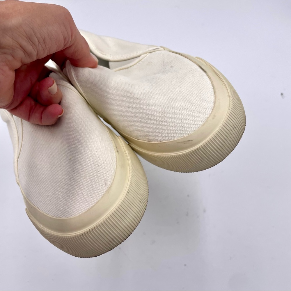Everlane White Canvas Forever Slip On‎ Sneaker in Size 6.5 - Picture 3 of 10